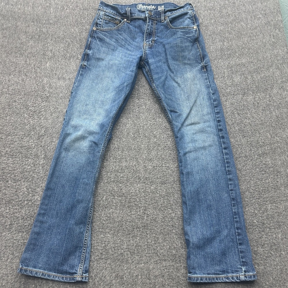 Wrangler Retro Slim Boot Cut Jeans Mens 30x32